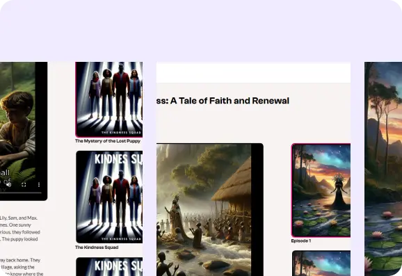 Create your own scene, where your vision comes to life