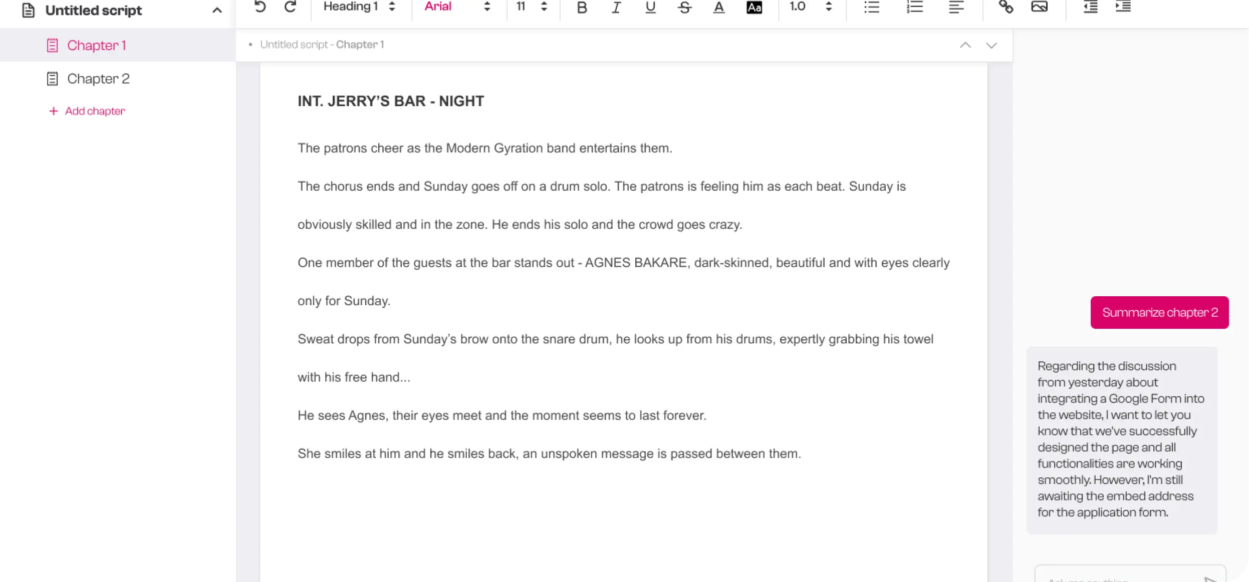 AI Supported Writing